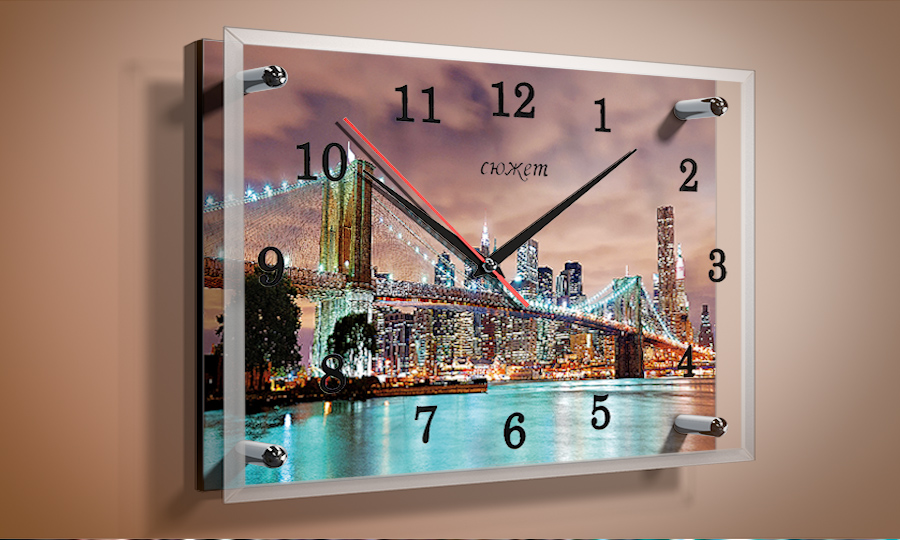 Часы с городами