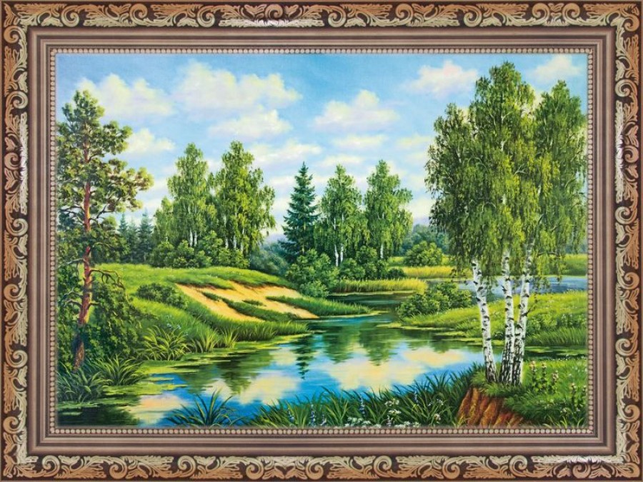 Рисунок картины в рамке